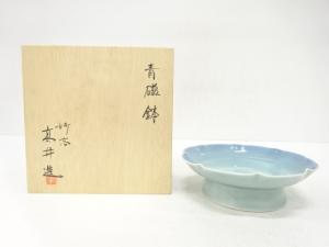 高井進造　青磁　鉢